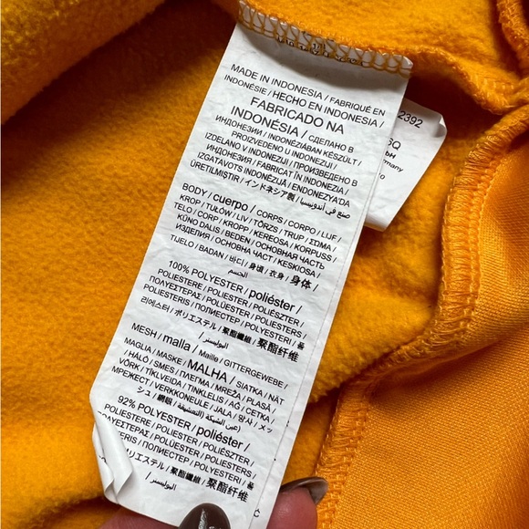 NWOT FANATICS NASHVILLE PREDATORS YELLOW/BLUE FULL LENGTH ZIP UP HOODIE SMALL - Picture 7 of 11